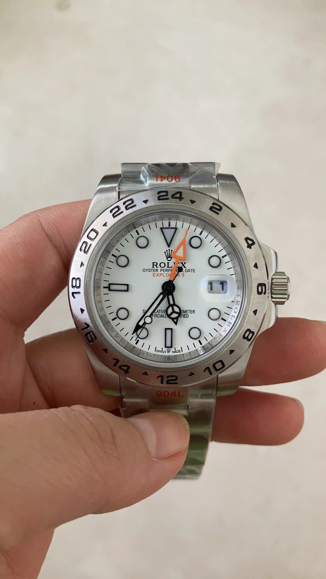 #3 Rolex Explorer II Steel - 42 White Dial Steel