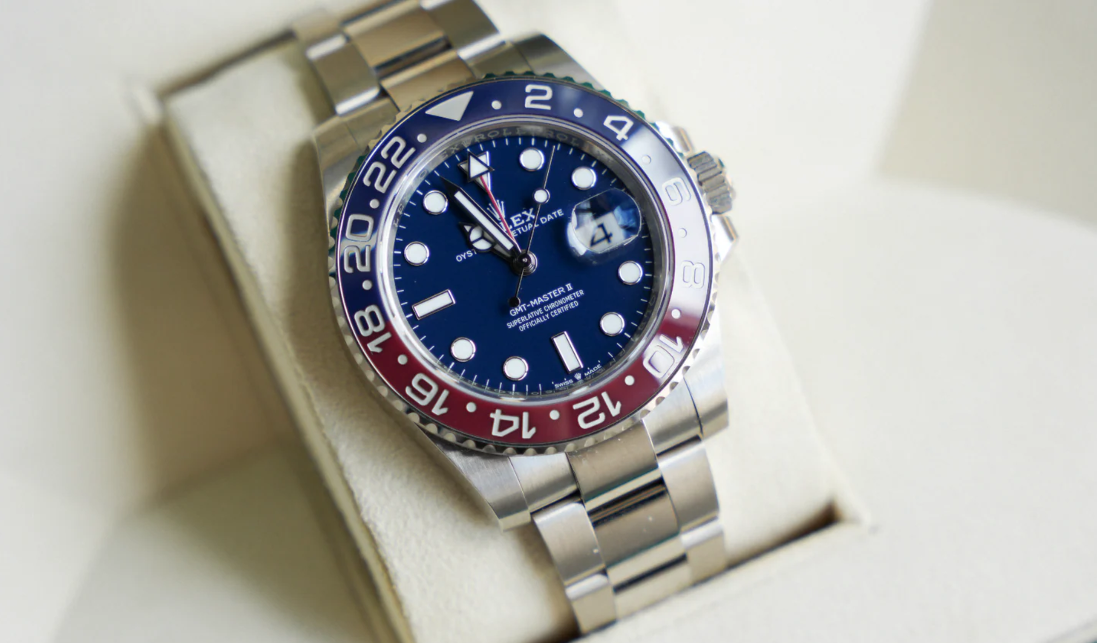 #2 Rolex Master II Steel - Pepsi Blue Dial