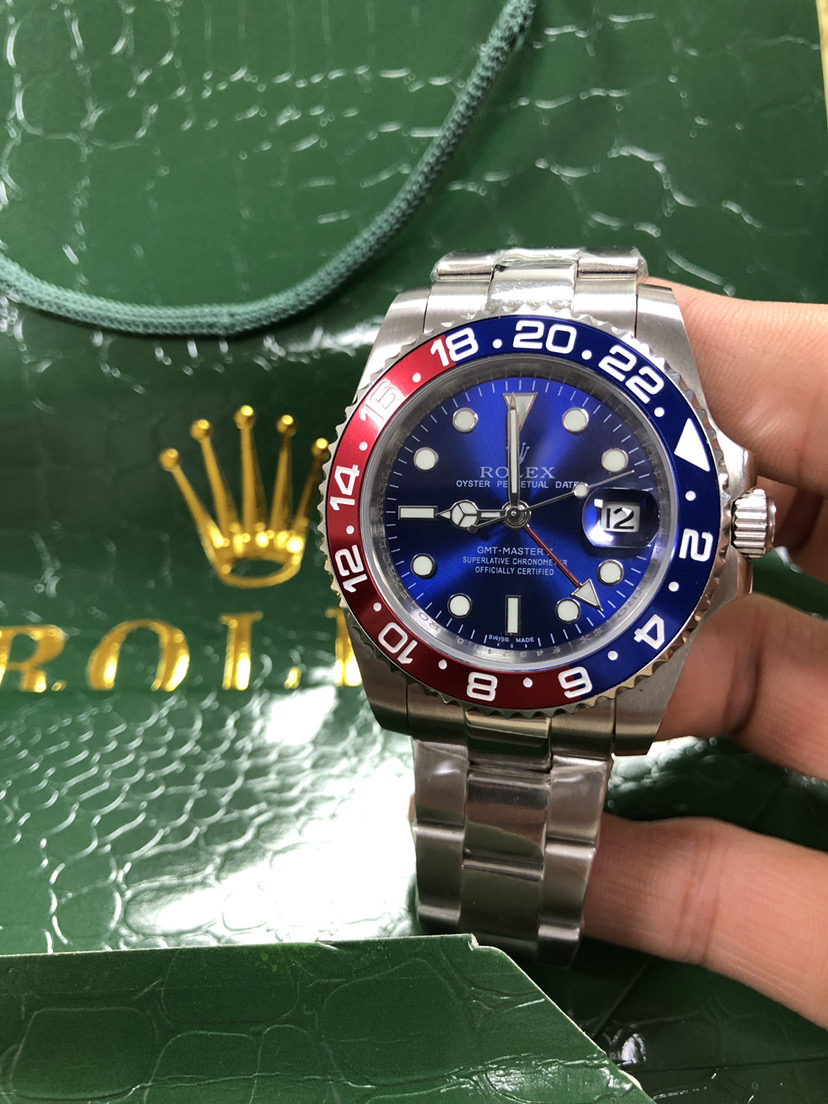 #2 Rolex Master II Steel -  Pepsi Blue Dial Thumbnail 1