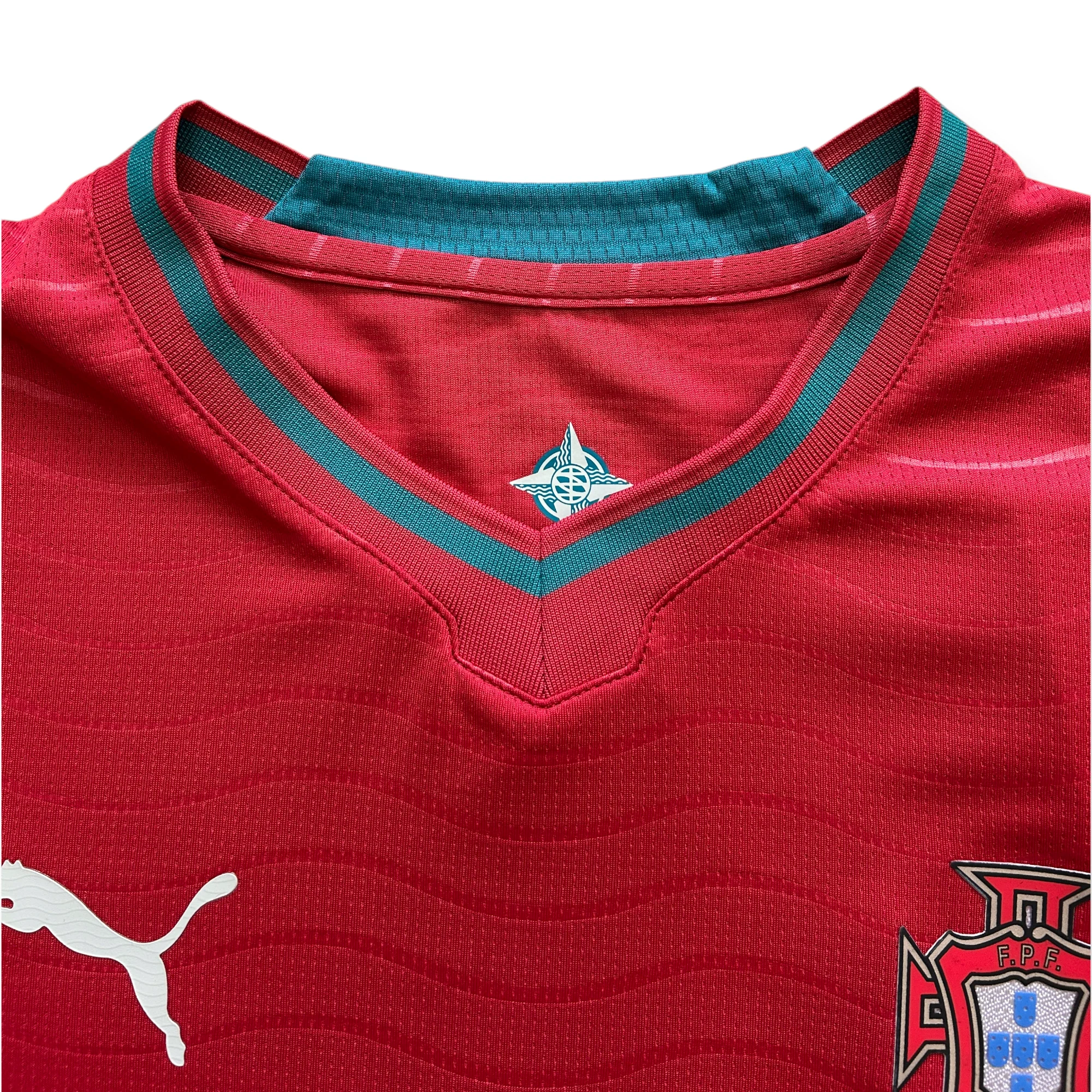 Cristiano Ronaldo #7 Portugal Puma 2026 World Cup Home Jersey - "Ocean Energy" Edition Thumbnail 1