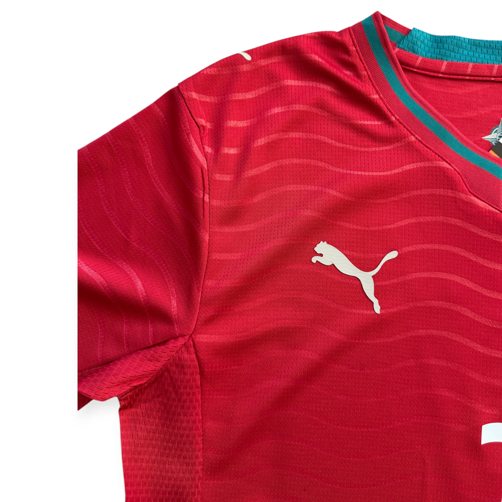 Cristiano Ronaldo #7 Portugal Puma 2026 World Cup Home Jersey - "Ocean Energy" Edition Thumbnail 4