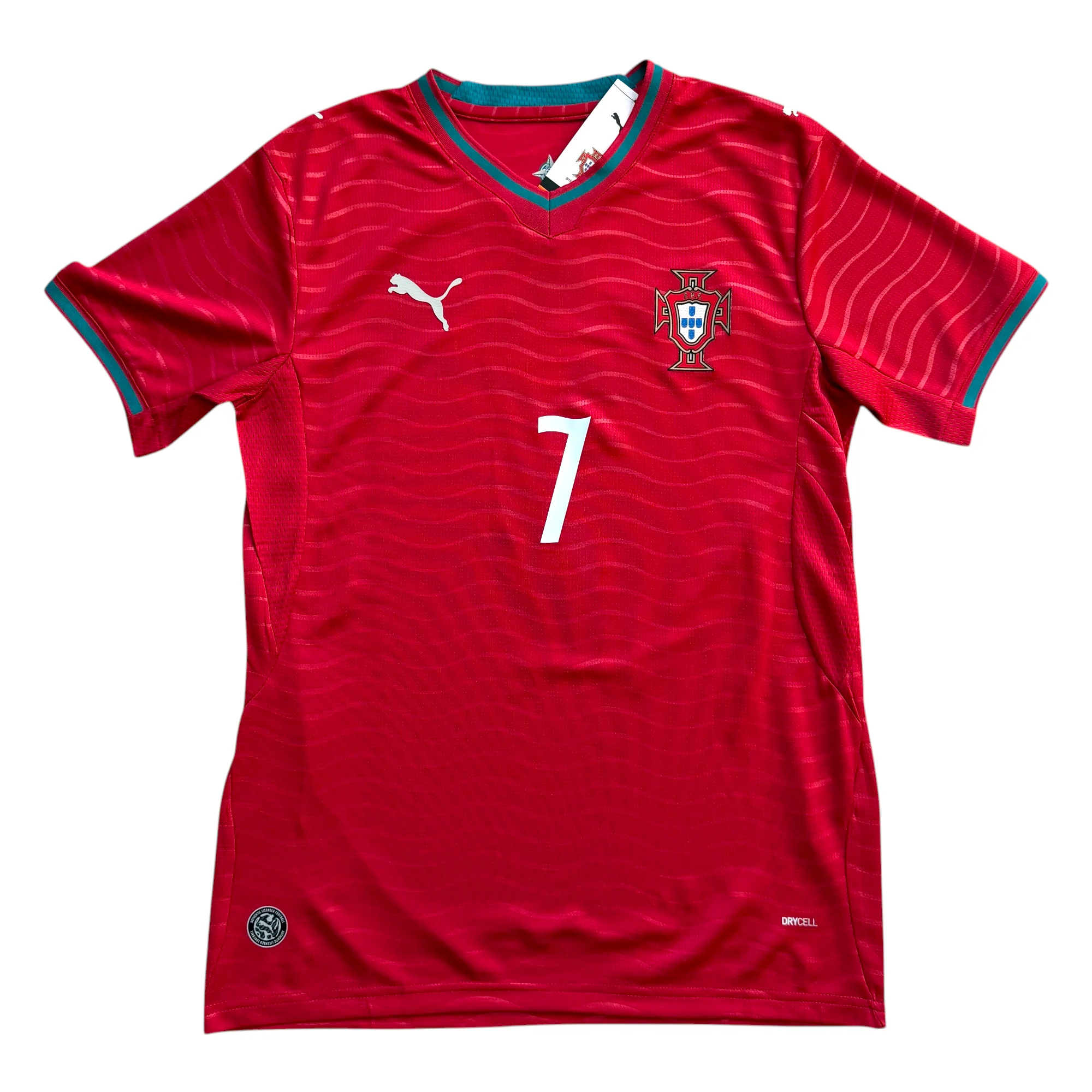 Cristiano Ronaldo #7 Portugal Puma 2026 World Cup Home Jersey - "Ocean Energy" Edition Thumbnail 9