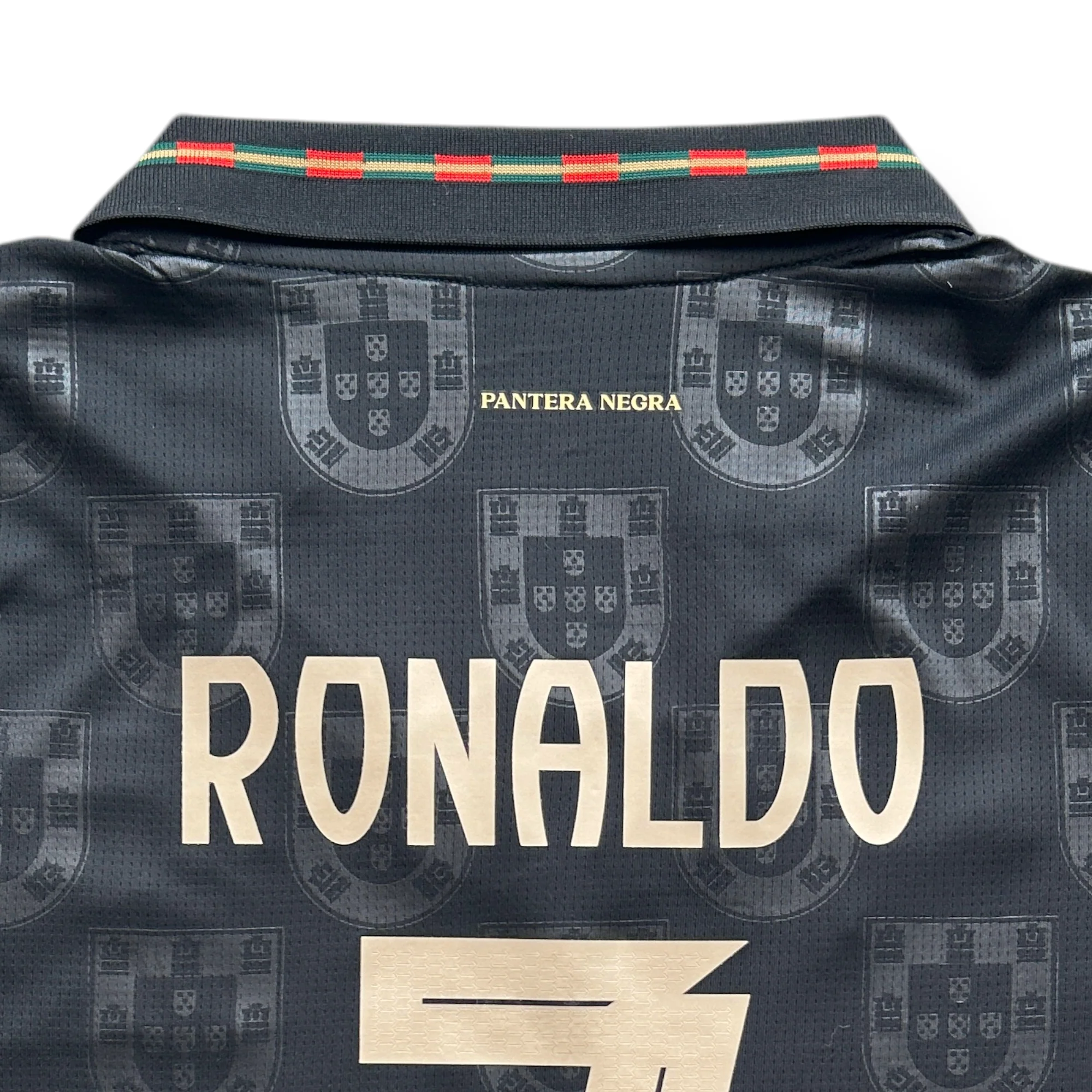 Cristiano Ronaldo #7 Portugal Puma 2026 Special Edition Jersey - "Pantera Negra" Black Panther Kit Mens Thumbnail 6