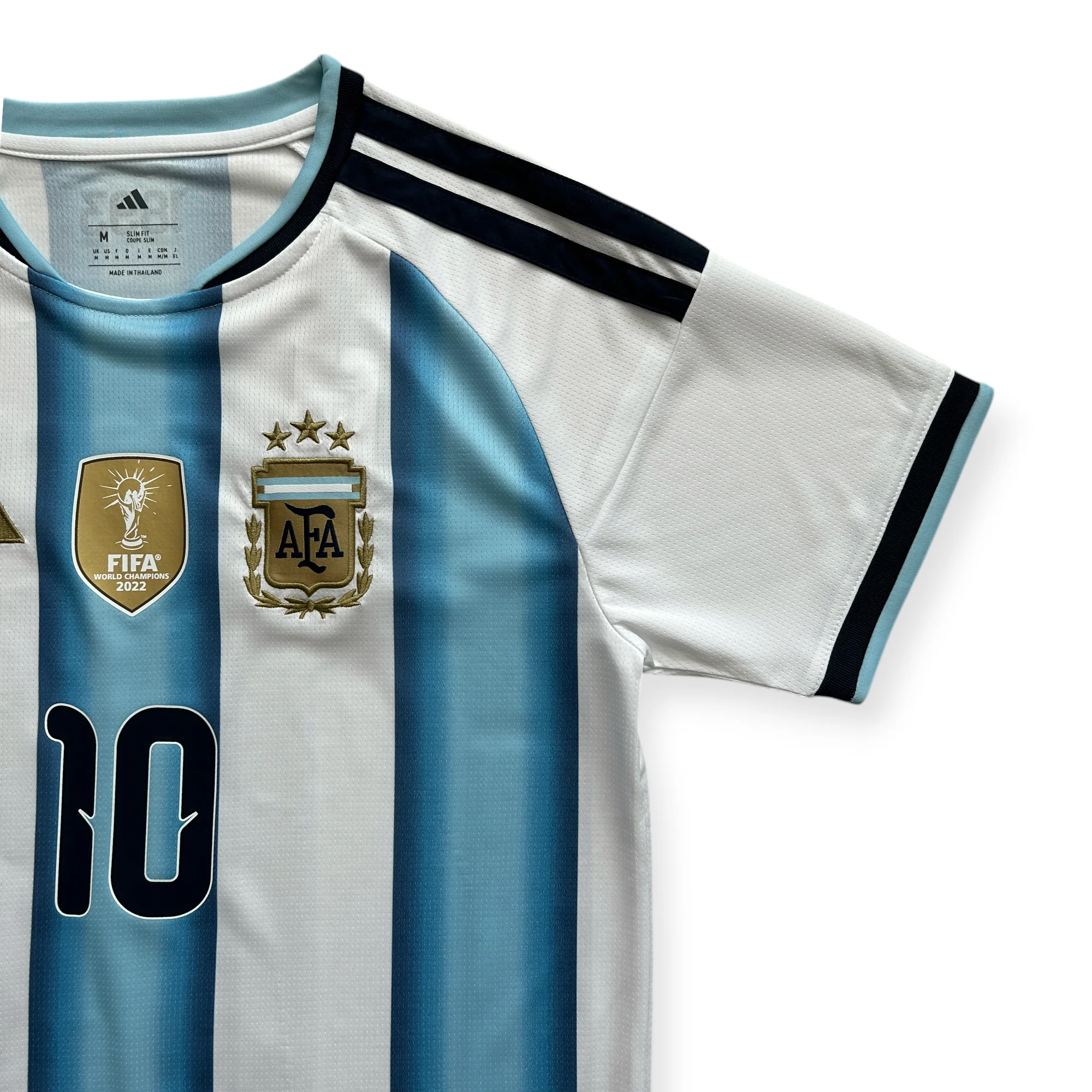 Lionel Messi #10 Argentina Adidas 2026 World Cup Home Jersey - 3-Star Edition MEN Thumbnail 4