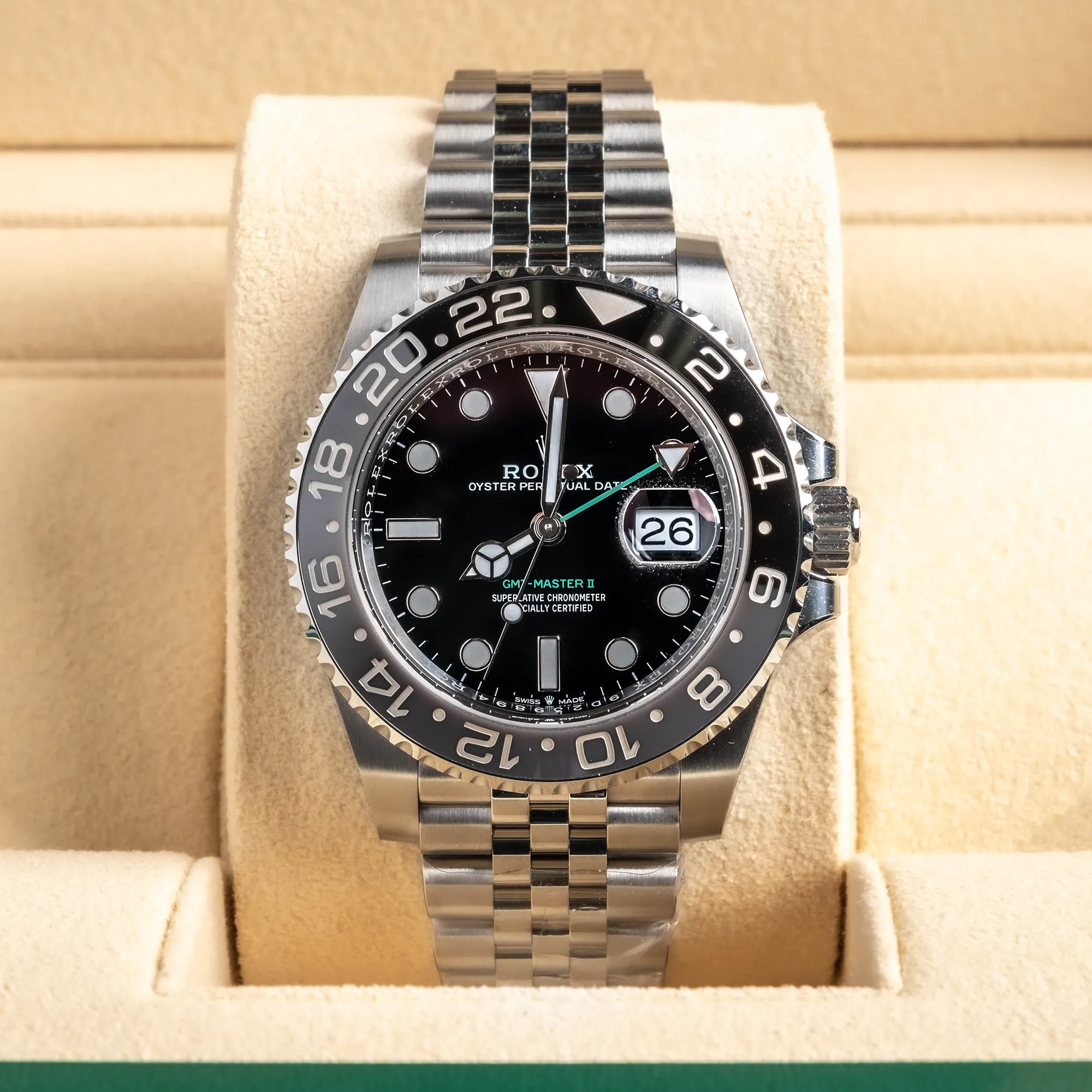 #10 Custom Build - Rolex Master II Bruce Wayne Black Dial